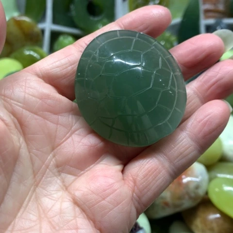 蛇纹石玉未镶嵌手把件