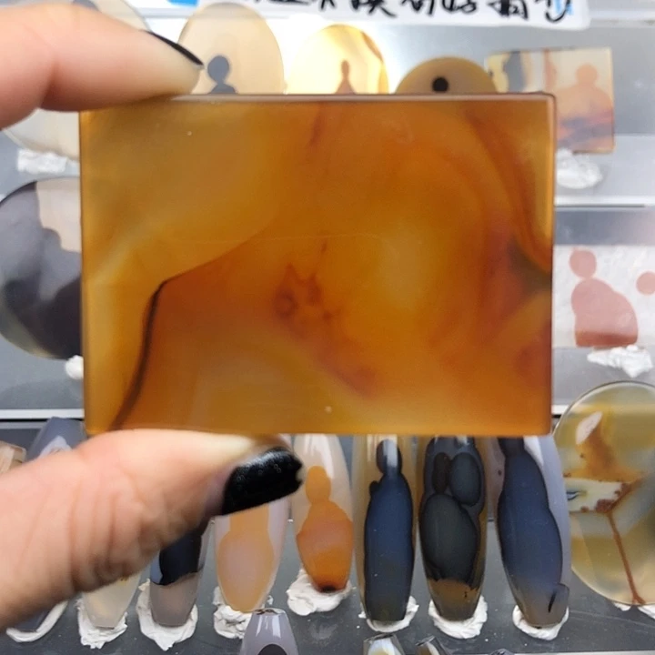 查罗石未镶嵌珠宝半成品90