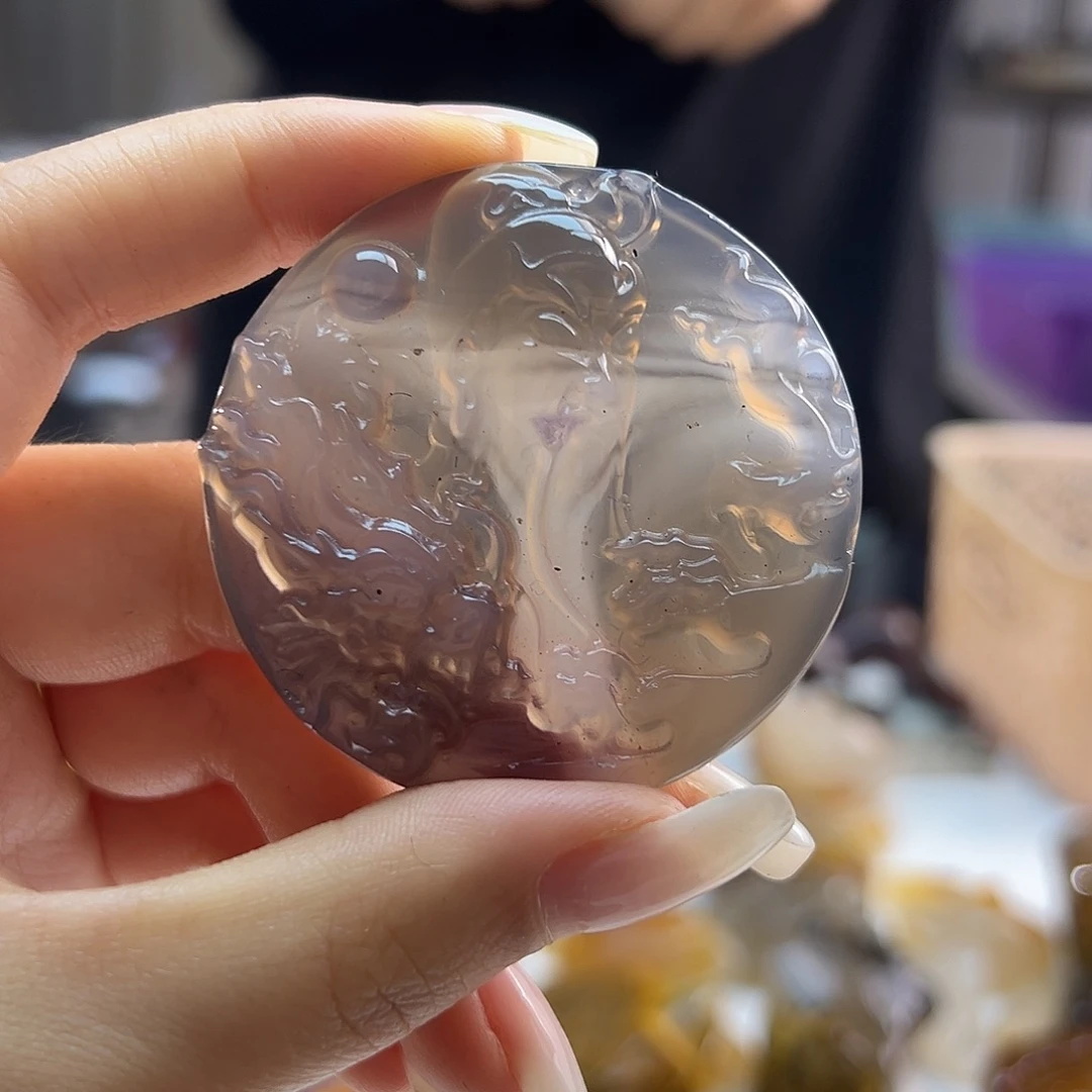 玛瑙/玉髓未镶嵌吊坠(不含链)