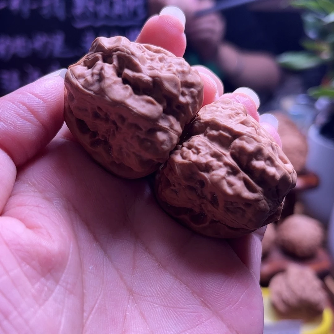 把件文玩核桃35尺三角蛙50