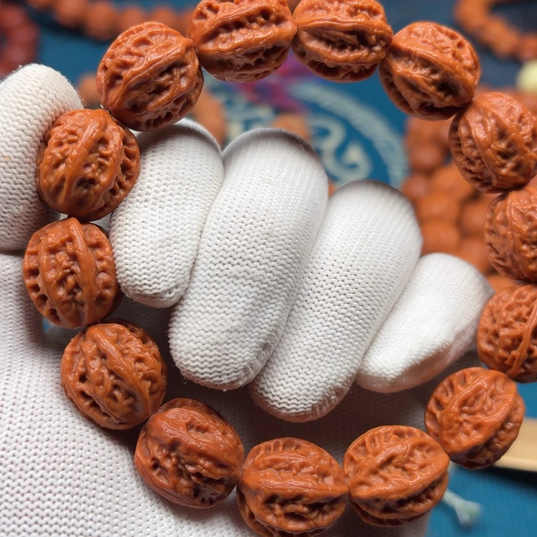 文玩核桃吊坠17京八棱