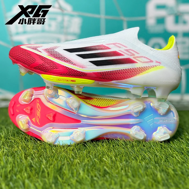 小胖哥XPG阿迪达斯F50超顶FG天然草长钉飞盘足球鞋男女IE1251