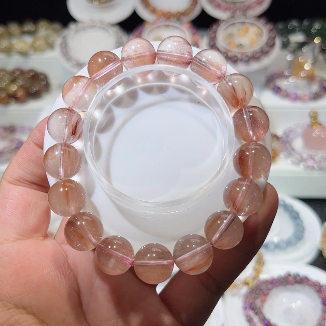 未镶嵌手链水晶兔毛