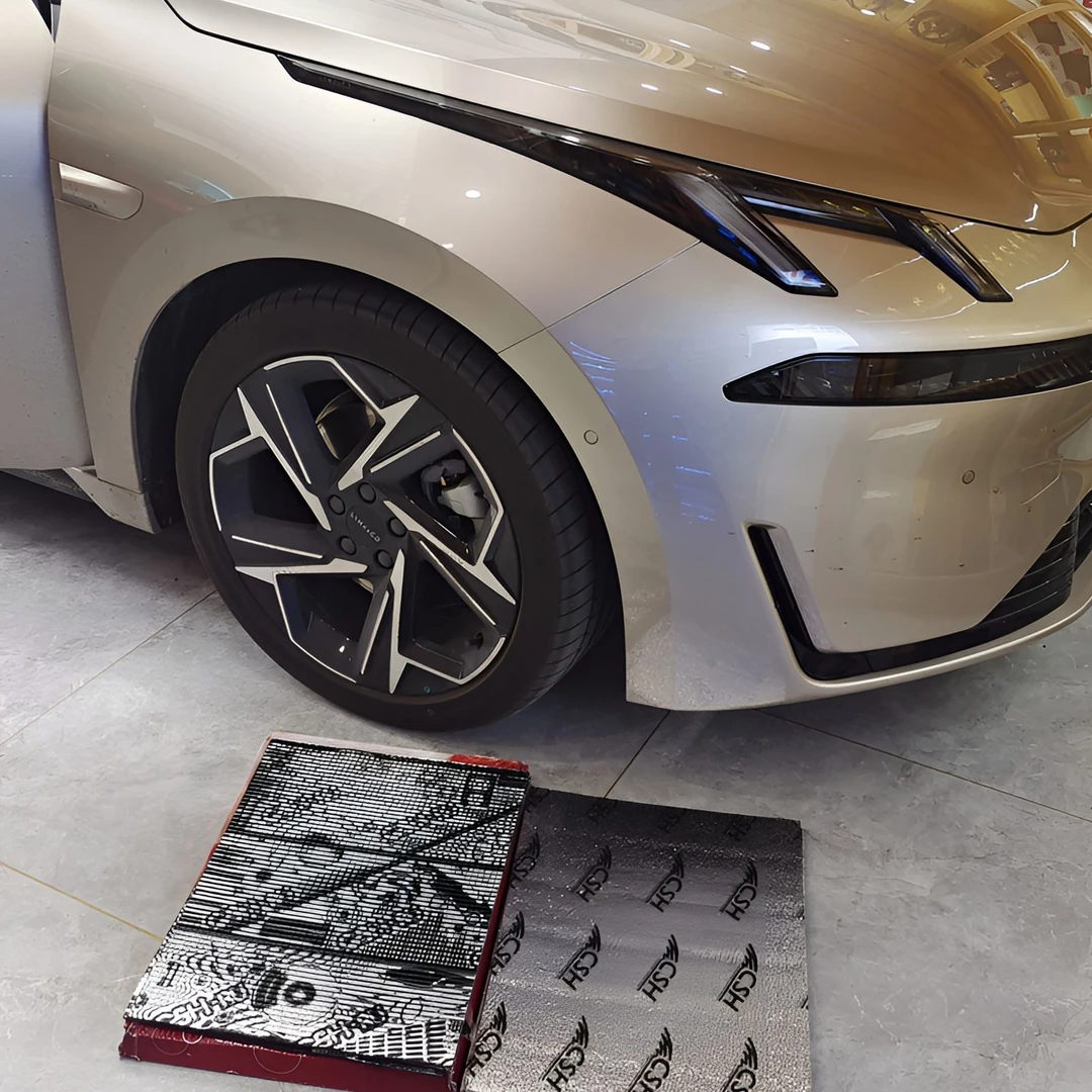 STP俄罗斯stp小炸弹隔音棉翼子板隔音新能源汽车隔音止震板止震