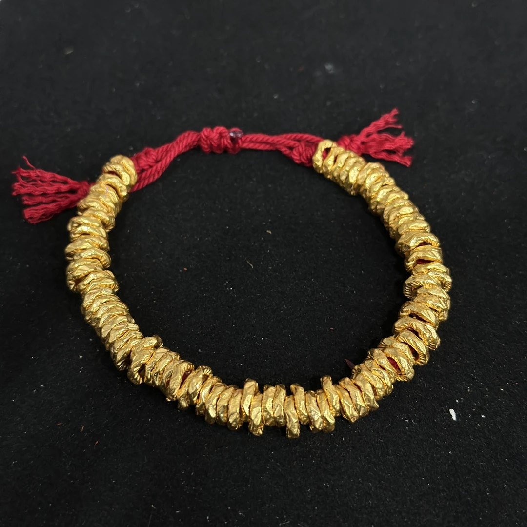 足金盘缠编织硬金工艺亮面卡7（约82颗）