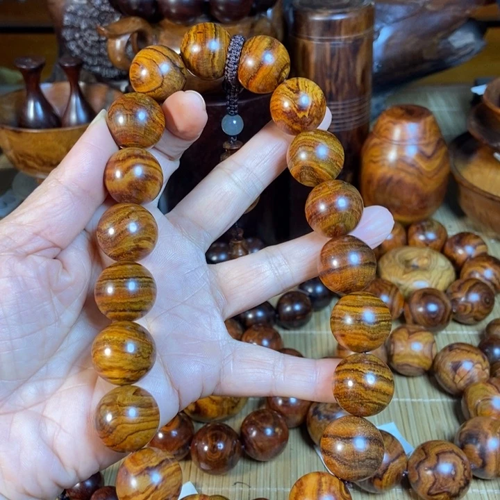 黄花梨/降香黄檀海南山水纹尺寸2.0手持