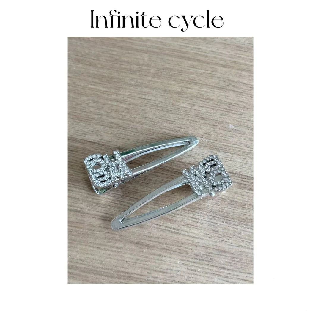 【B183】一字夹鸭嘴夹头饰日韩饰品气质发夹甜美抓夹镶嵌