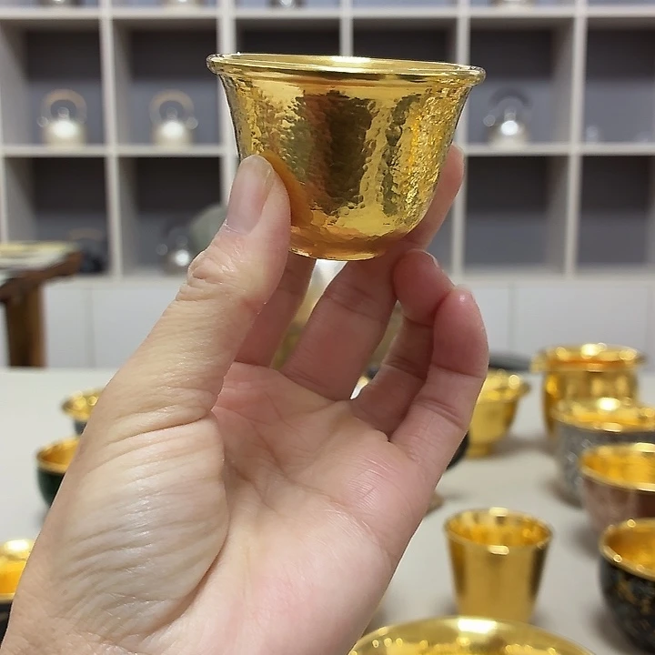 18号李小鹤里外金足金2克铃铛杯35毫升