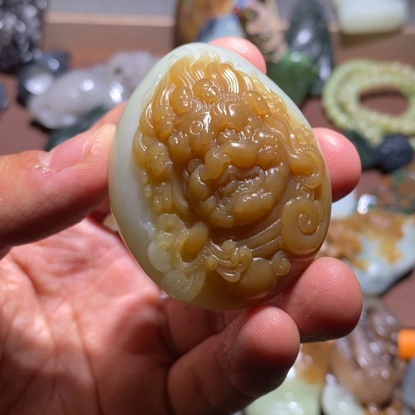 【闪购商品】和田玉未镶嵌把件孙*