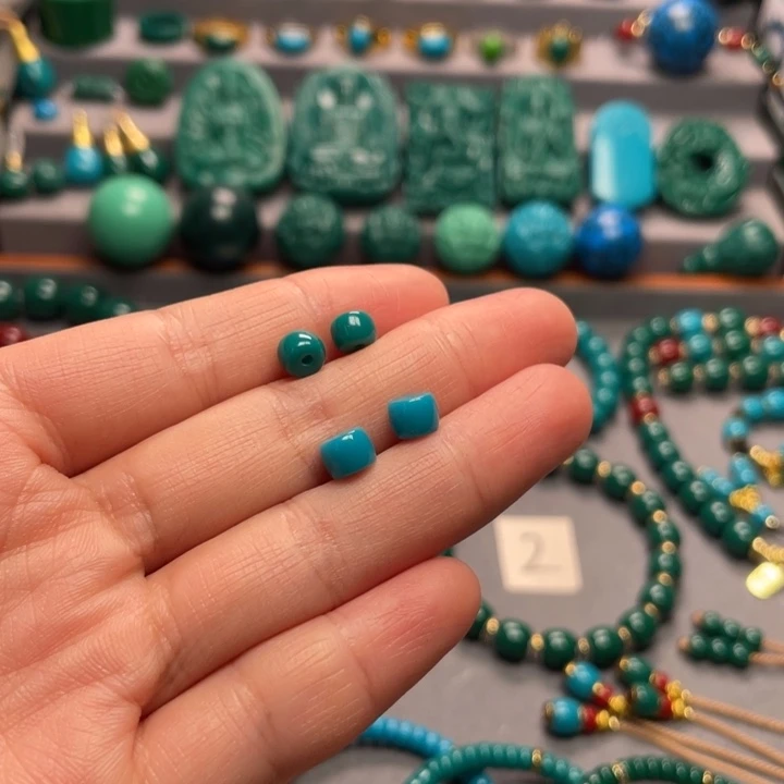 石材森*卡6直切天空蓝，蓝绿各一对