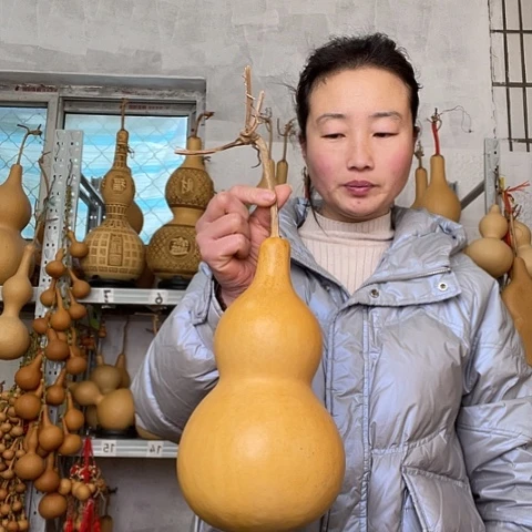 工****，天然植物葫芦文玩