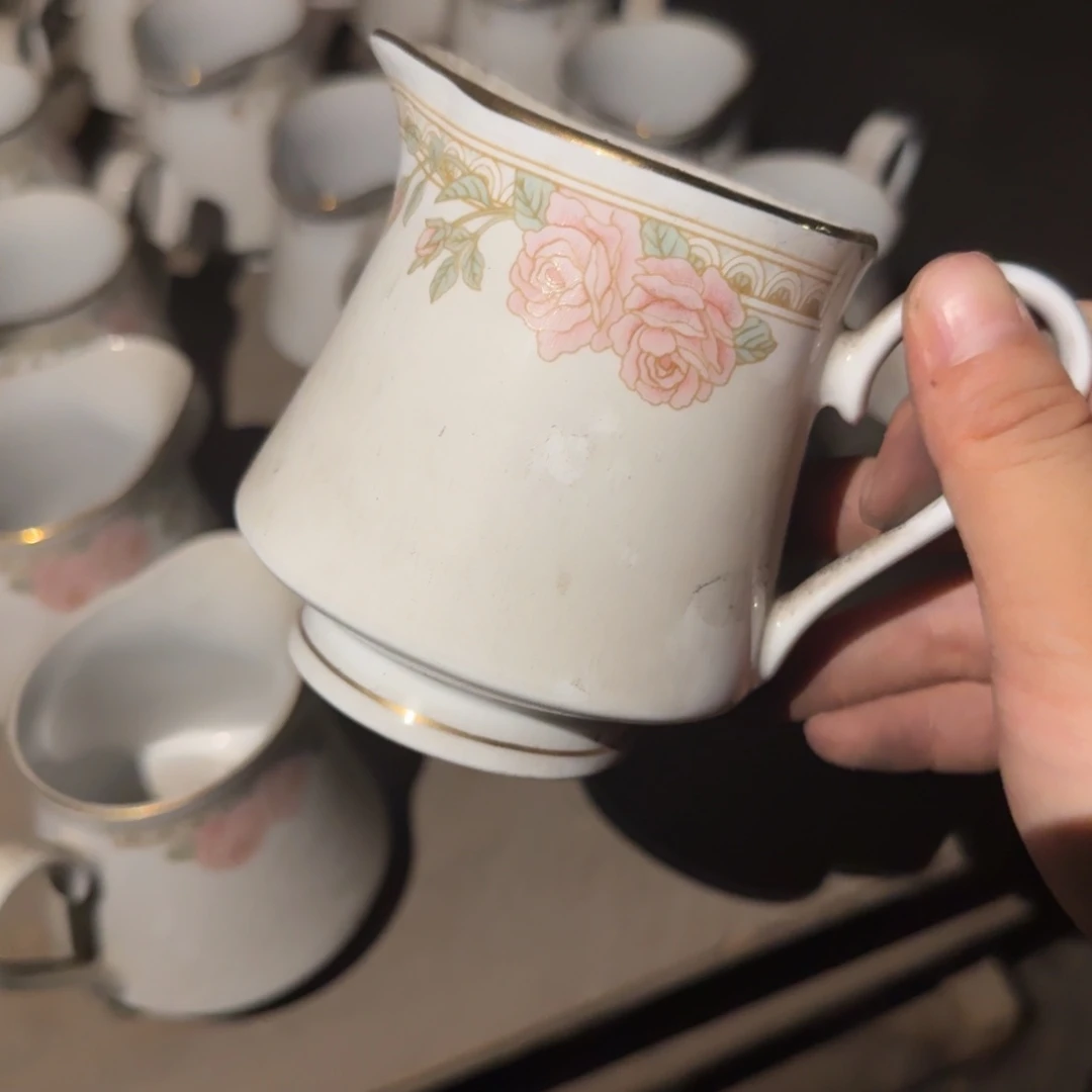 14厘米 两个一组 微瑕介意勿拍老瓷器 出口 微瑕介意勿拍