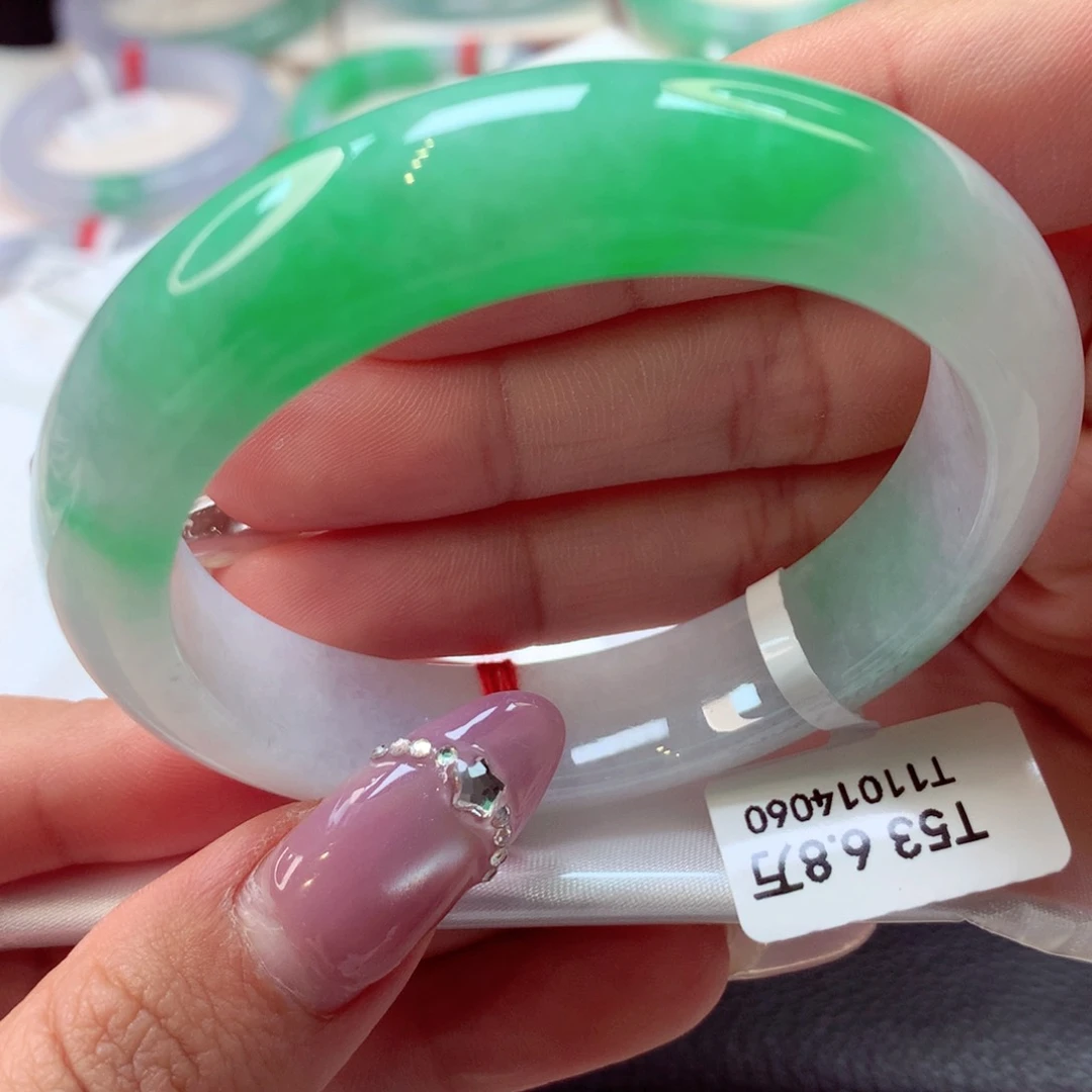 未镶嵌手镯翡翠正圈36号66