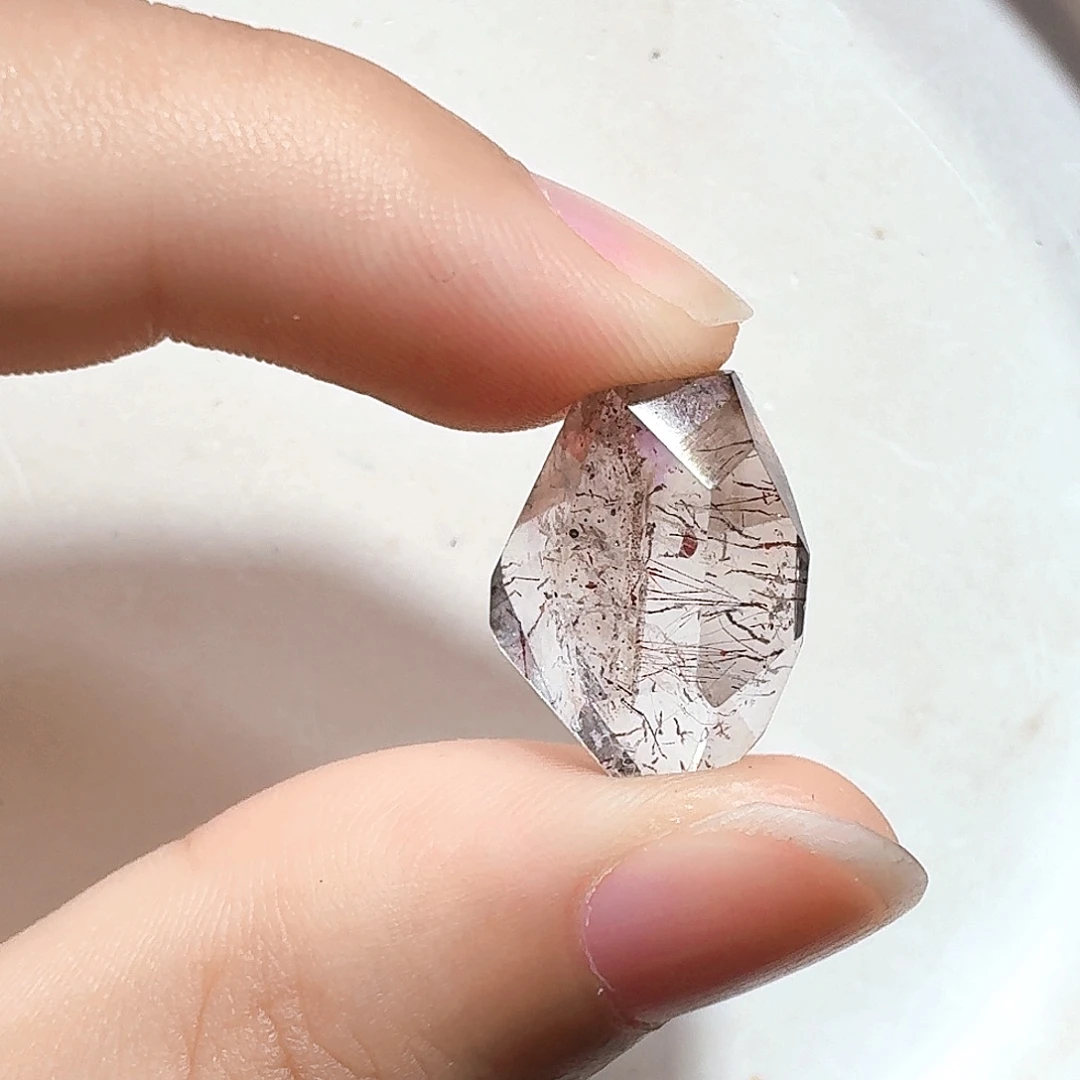 未镶嵌水晶珠宝半成品超七