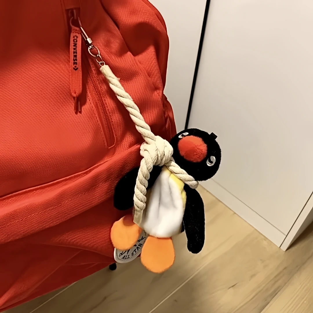 【摆烂中】开学企鹅挂件装饰吊索毛绒玩偶公仔背包书包钥匙扣挂饰品