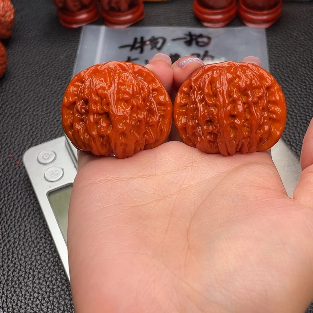 把件文玩核桃四座楼