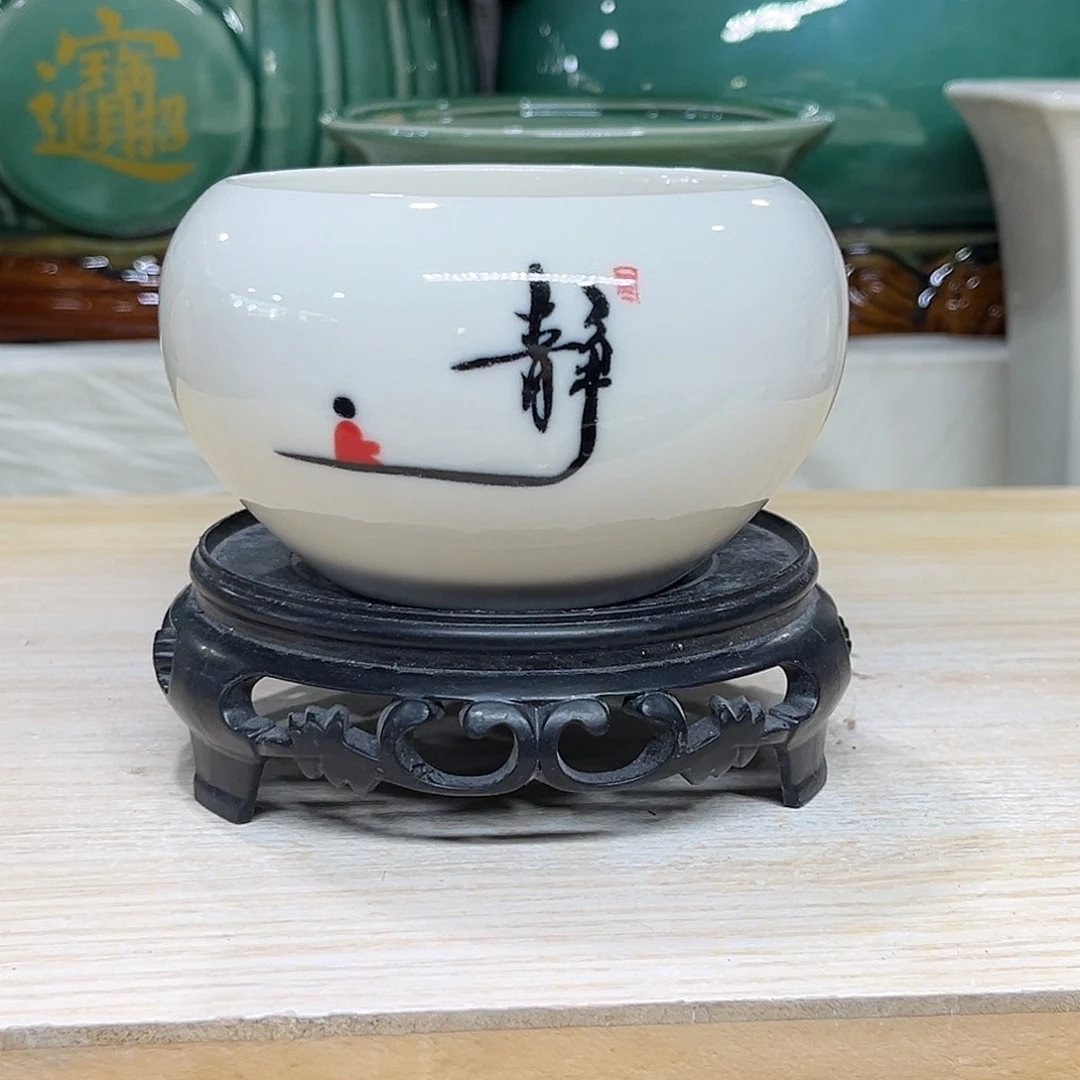 陶瓷绿植多肉微瑕花盆口径8.5*7