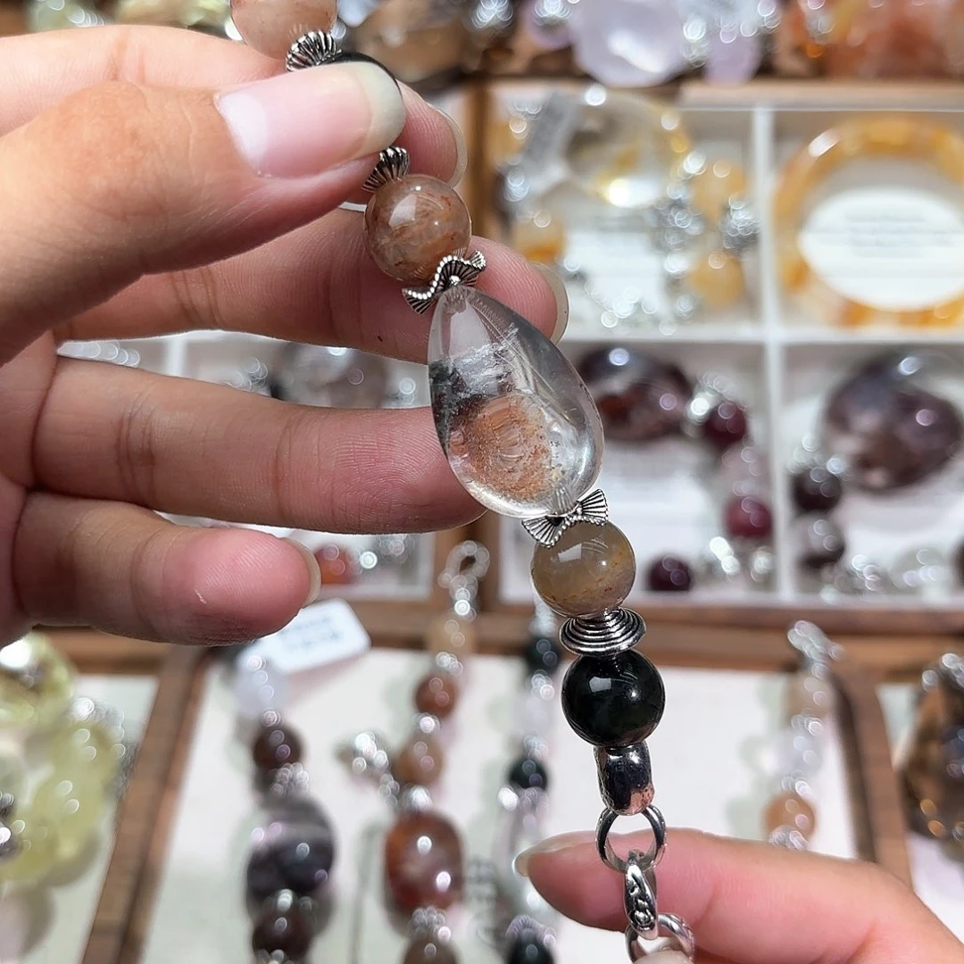 水晶手串合金水晶