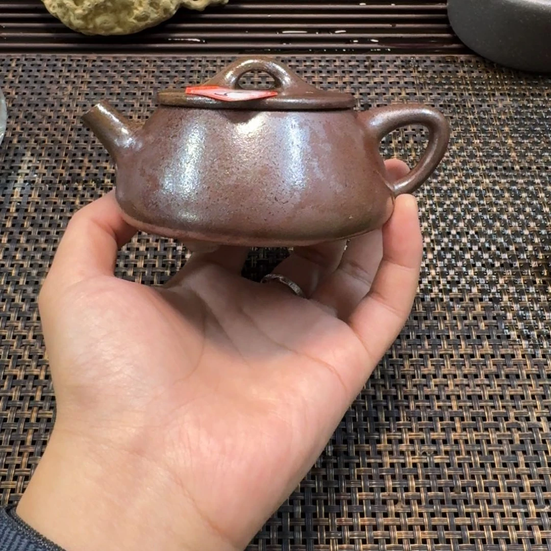 5号紫砂壶柴烧大口石瓢200CC瑕啦啦啦