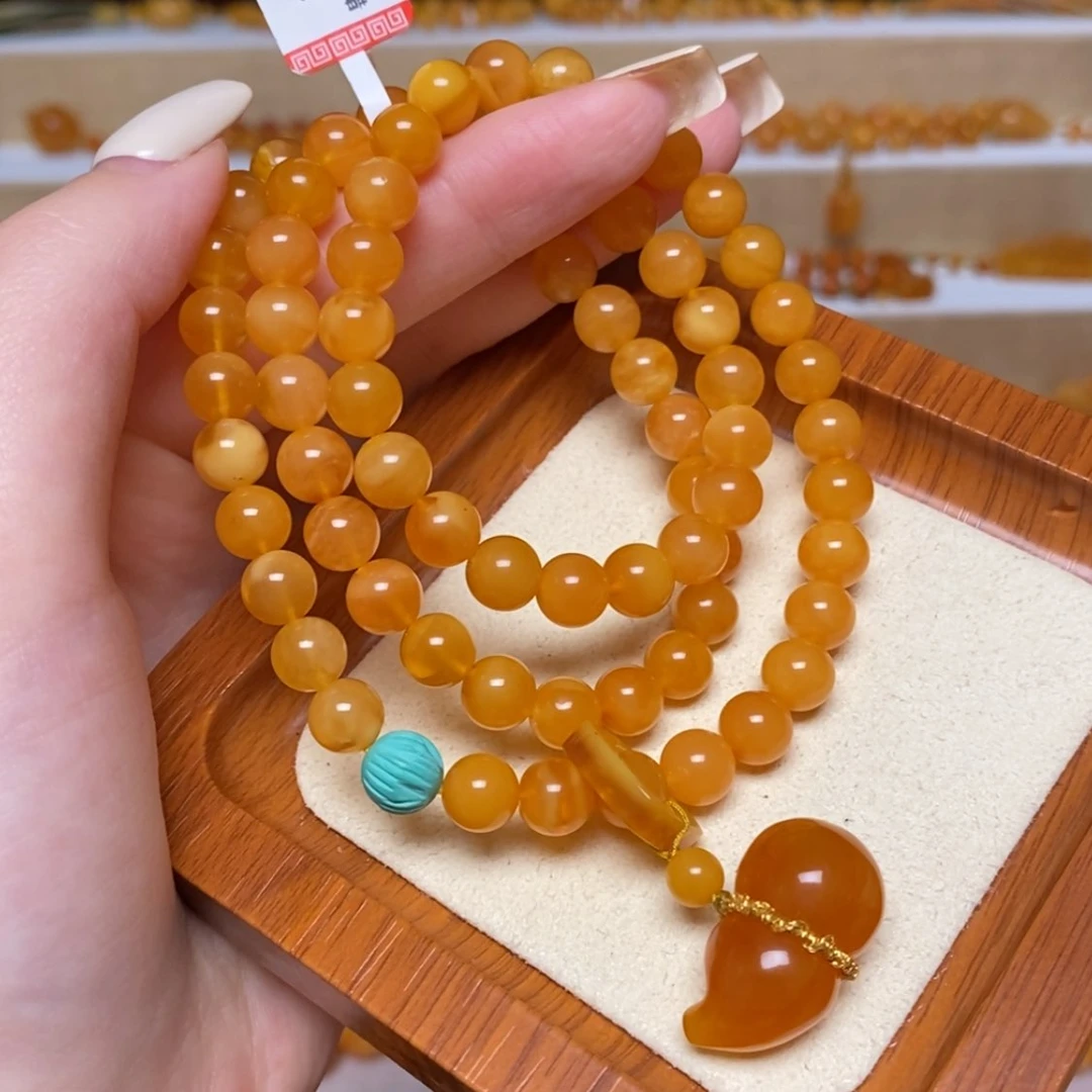 【闪购商品】未镶嵌蜜蜡手链手串