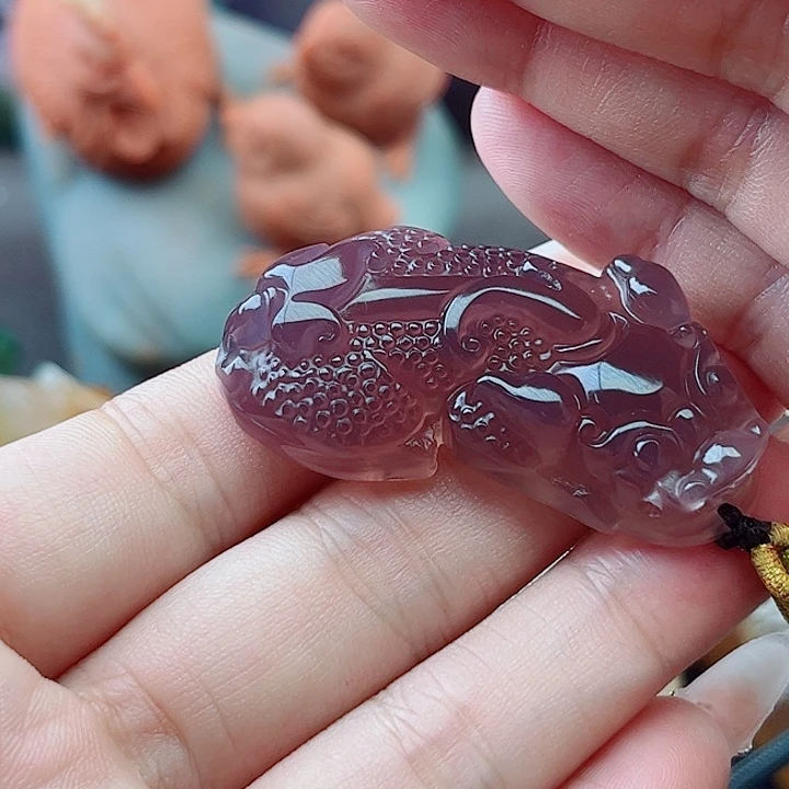 玉***缘玛瑙未镶嵌手饰吊坠