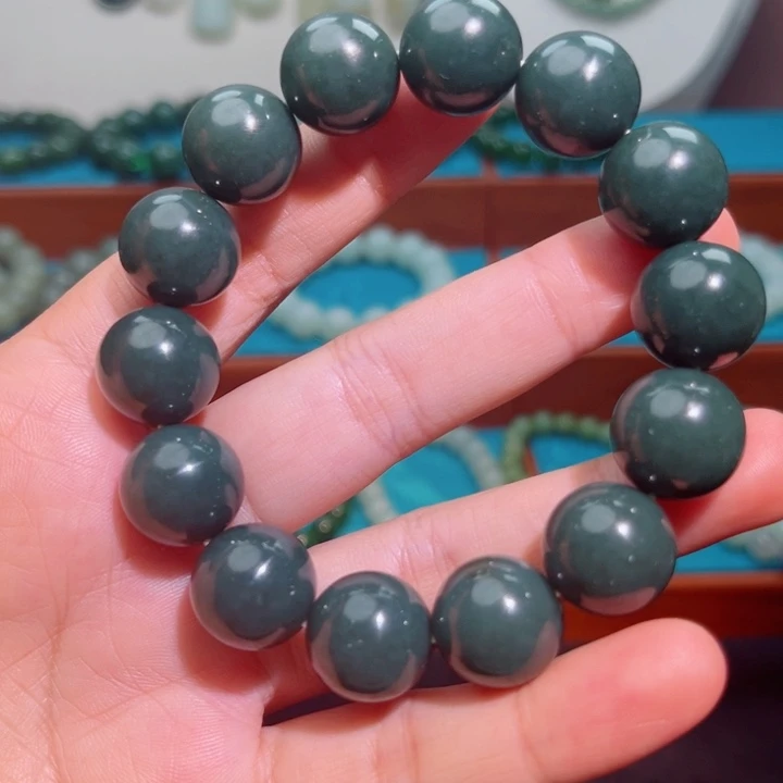 和田玉未镶嵌手链卡15