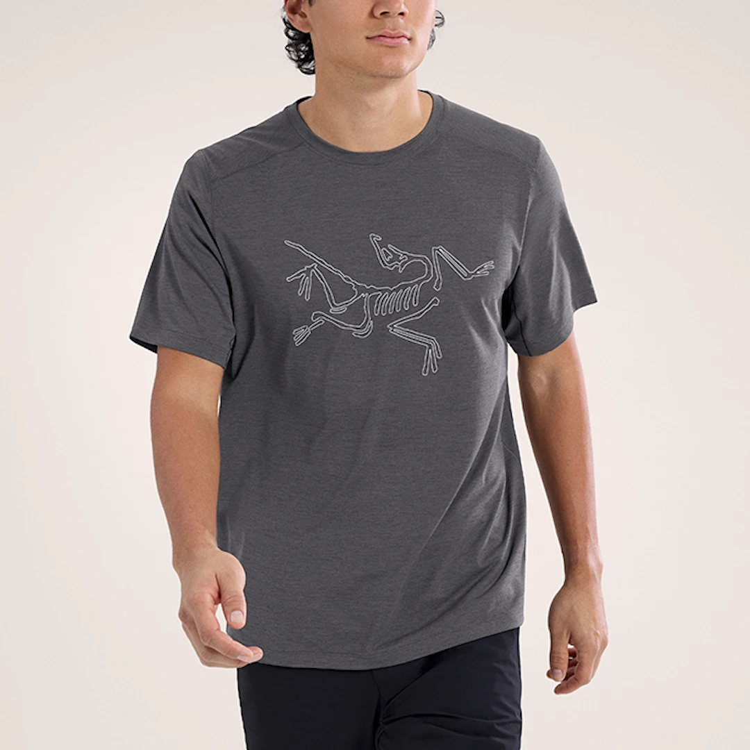 ARC'TERYX/始祖鸟CORMAC LOGO 男款 夏季防晒速干吸湿排汗短袖T恤