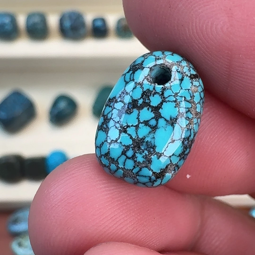 绿松石未镶嵌珠宝半成品