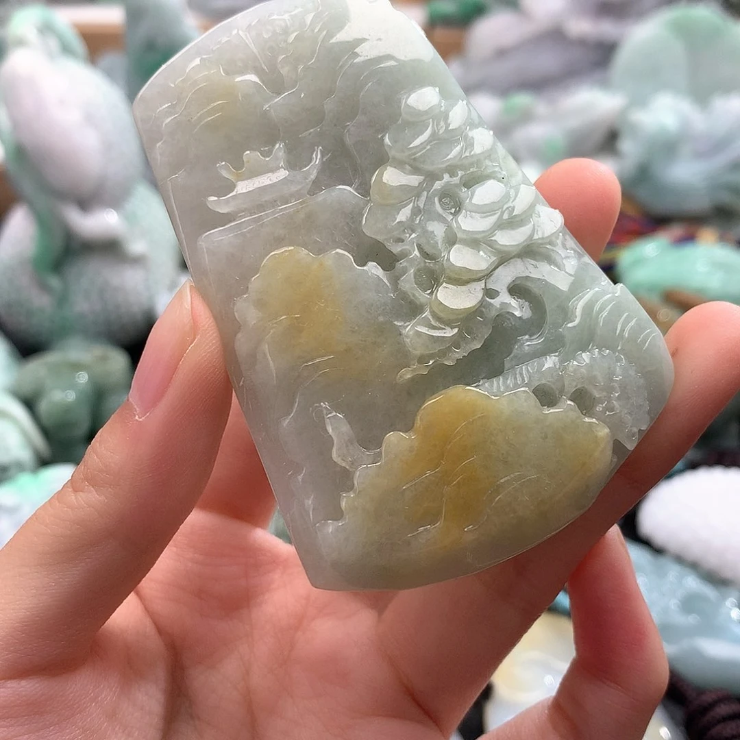吊坠(不含链)未镶嵌翡翠