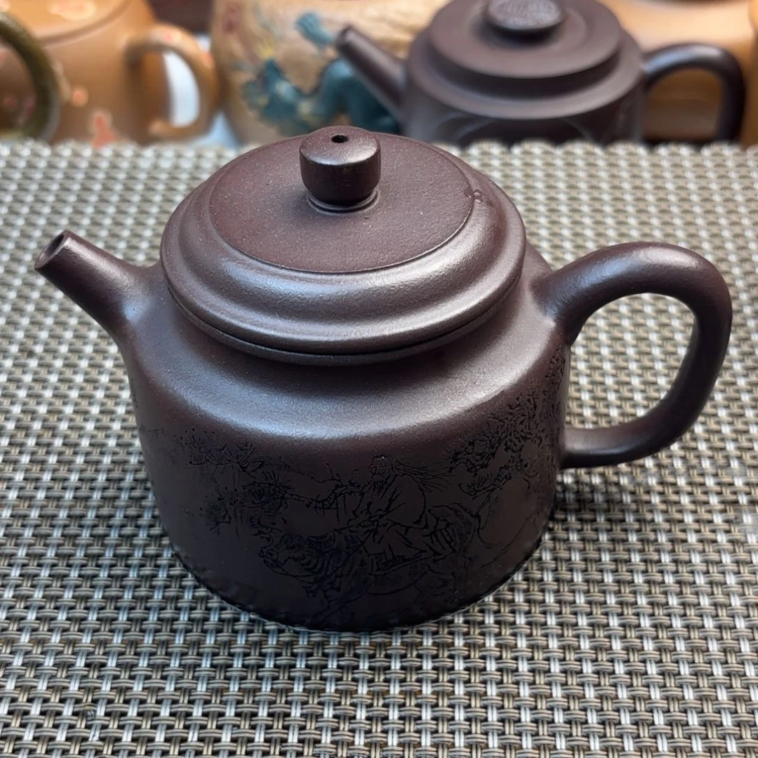 茶壶紫砂德钟紫泥170c c