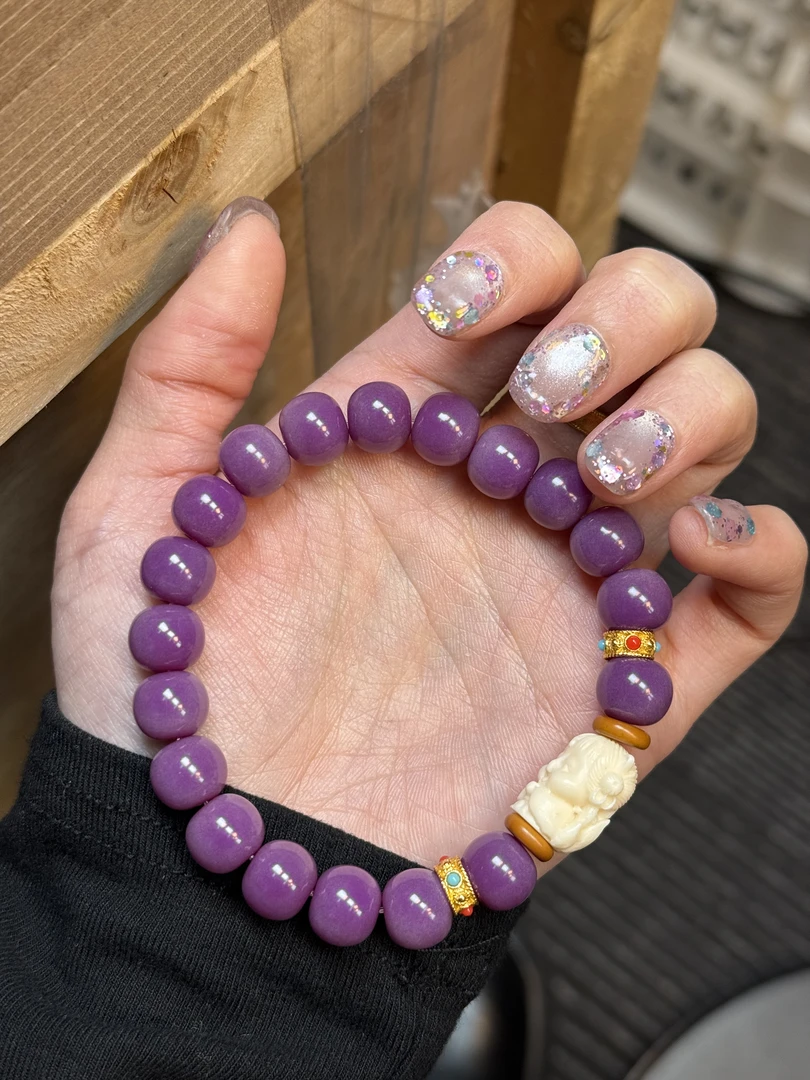 朱朱专属-紫菩提单圈（无礼盒）MK2116