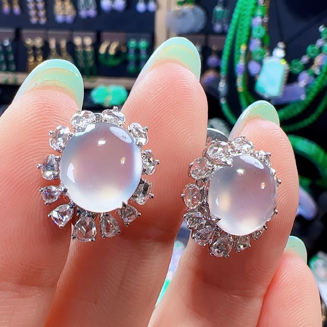 M***2翡翠18K金镶嵌耳饰签收后24小时鉴赏期