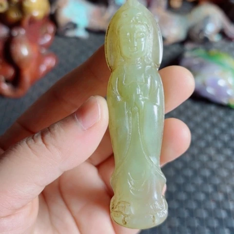 紫金钵盂菩提把件