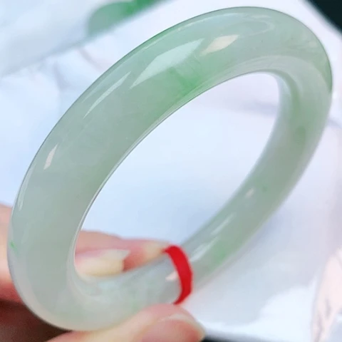 未镶嵌手镯翡翠57圆条880771