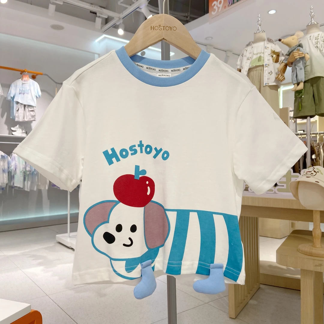 【纯棉】中大童2025男童夏装短袖舒适休闲柔软T恤夏款17230235123