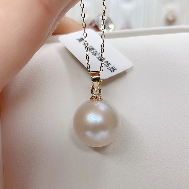 淡水珍珠吊坠(赠链)合金14