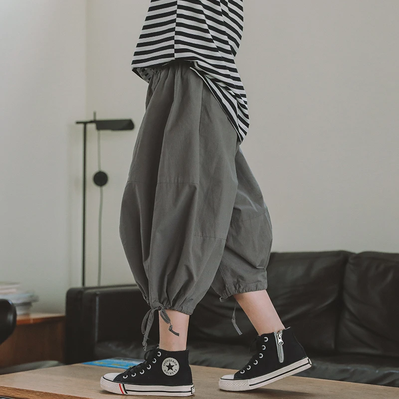 男童夏装七分裤子宽松夏季薄款8-15岁中大童男孩短裤2025新款外穿