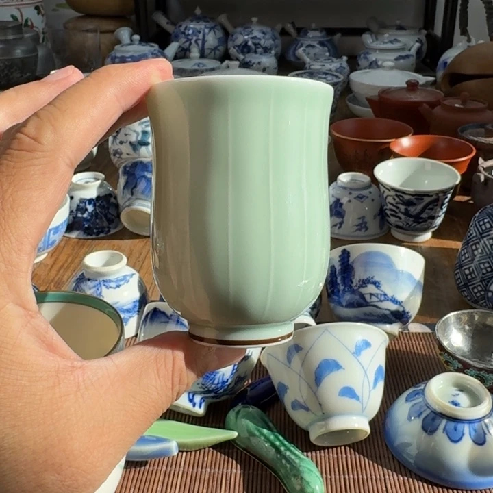 青花瓷器杯子茶具