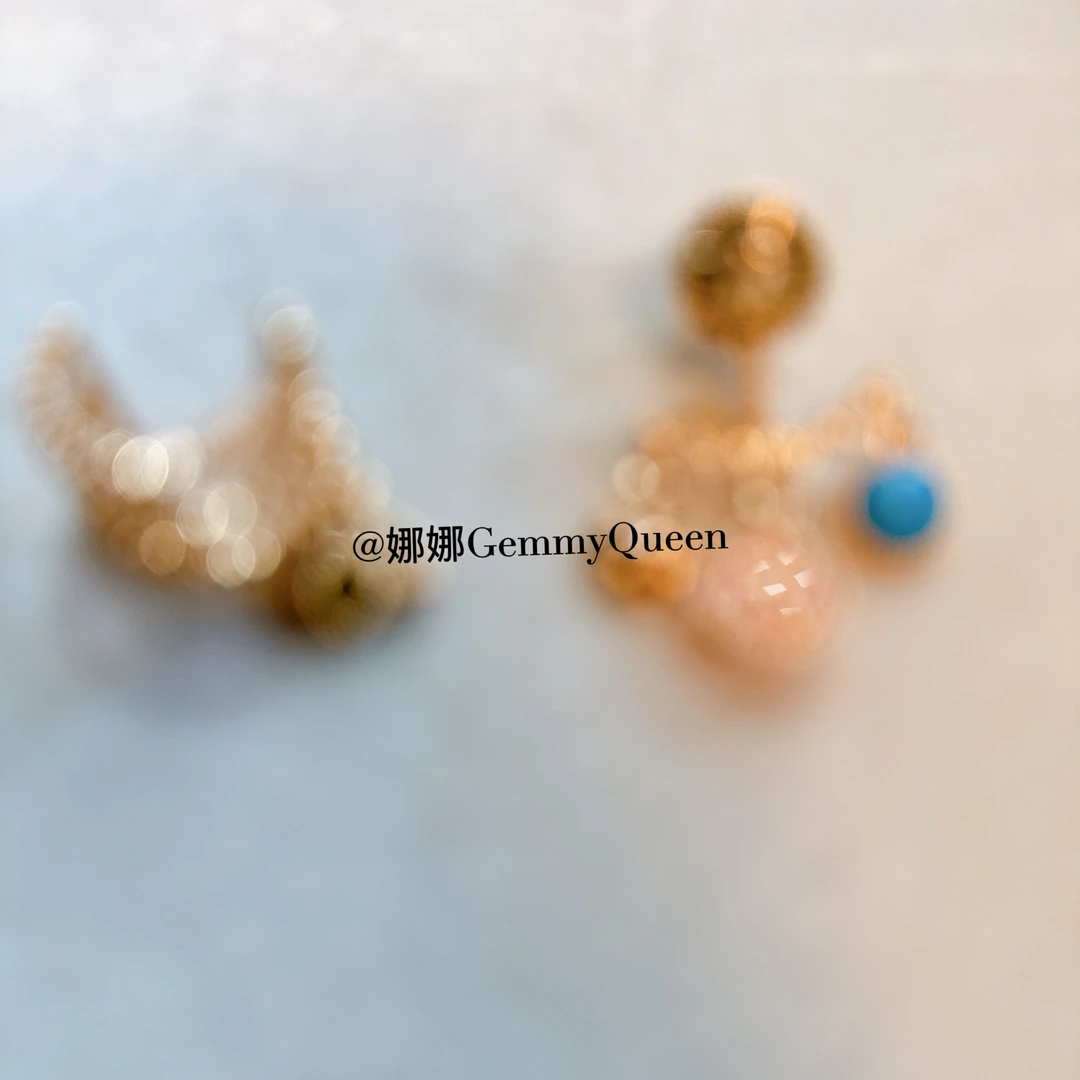 铜合金合成锆石耳饰 娜娜GemmyQueen耳环GQ08419