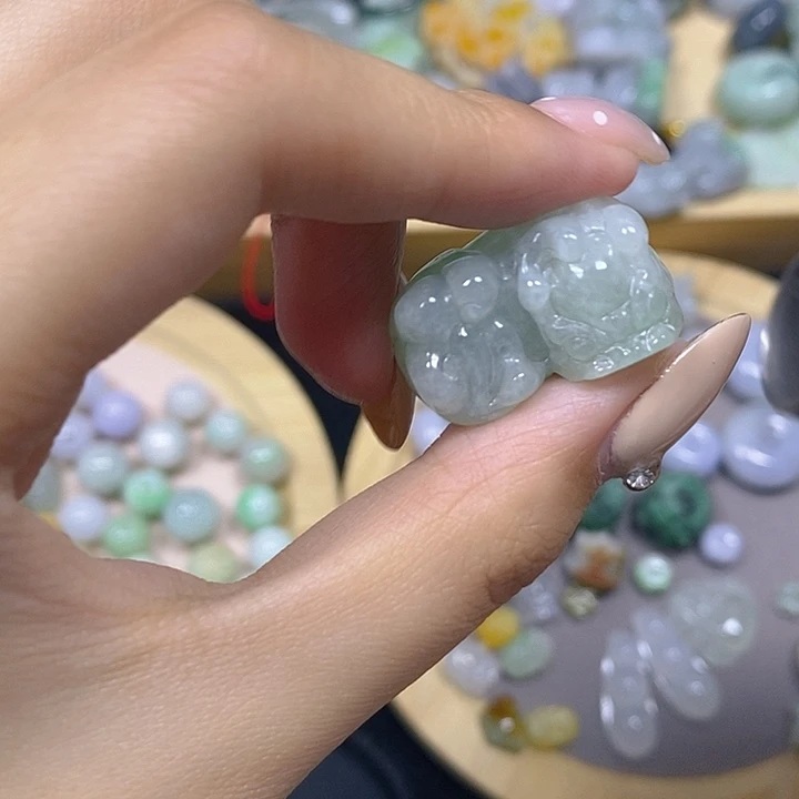 翡翠散珠天然缅甸翡翠