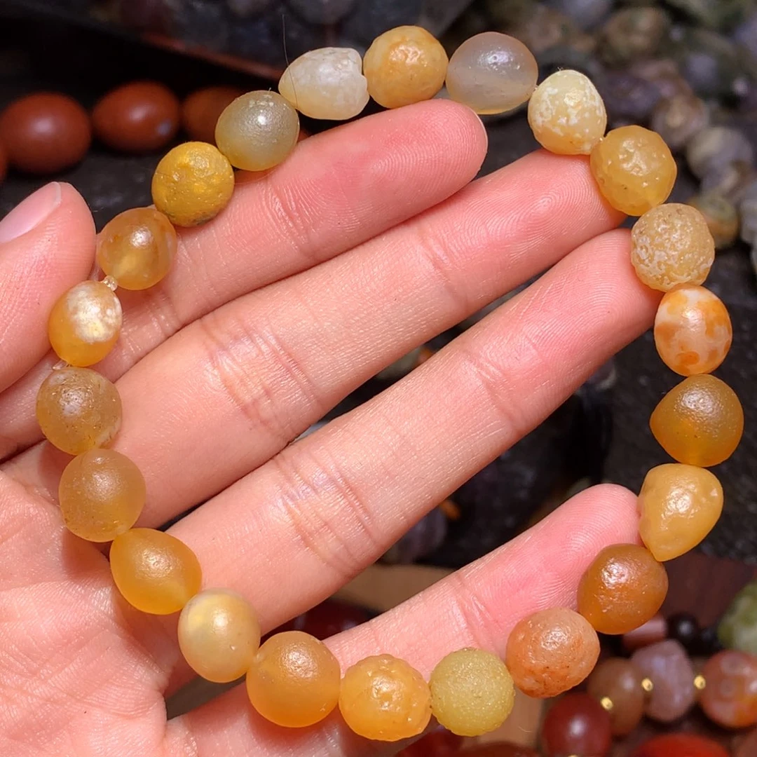 未镶嵌玛瑙/玉髓珠宝半成品