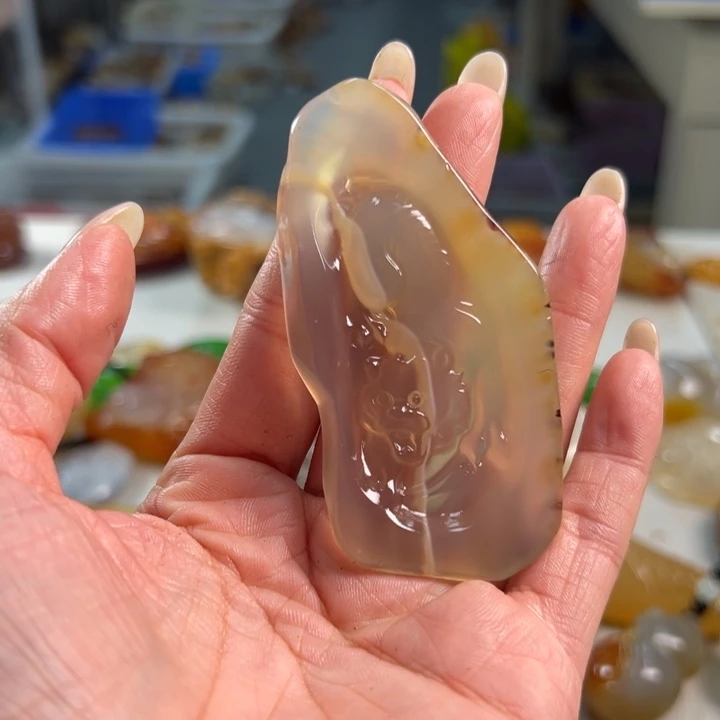 玛瑙/玉髓吊坠(不含链)未镶嵌