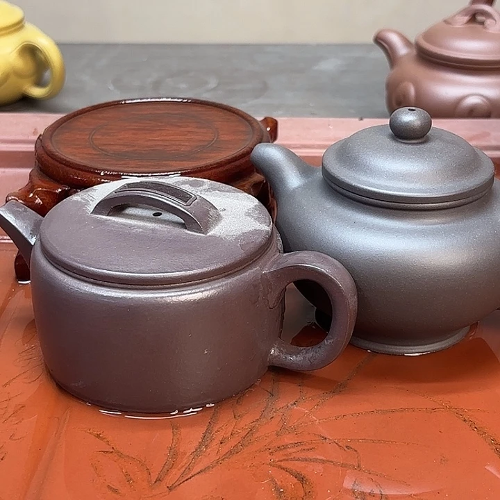 输***。茶壶紫砂宜兴紫砂壶原矿紫砂壶