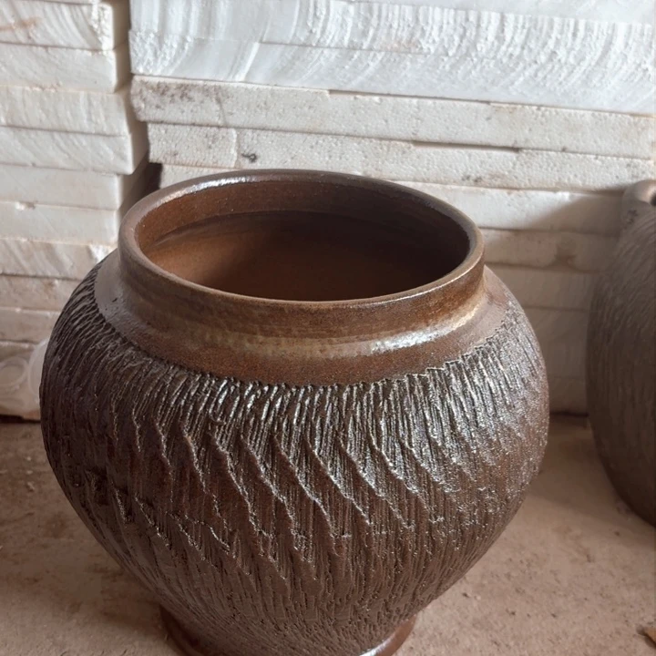 紫砂花盆孤品17/23有孔