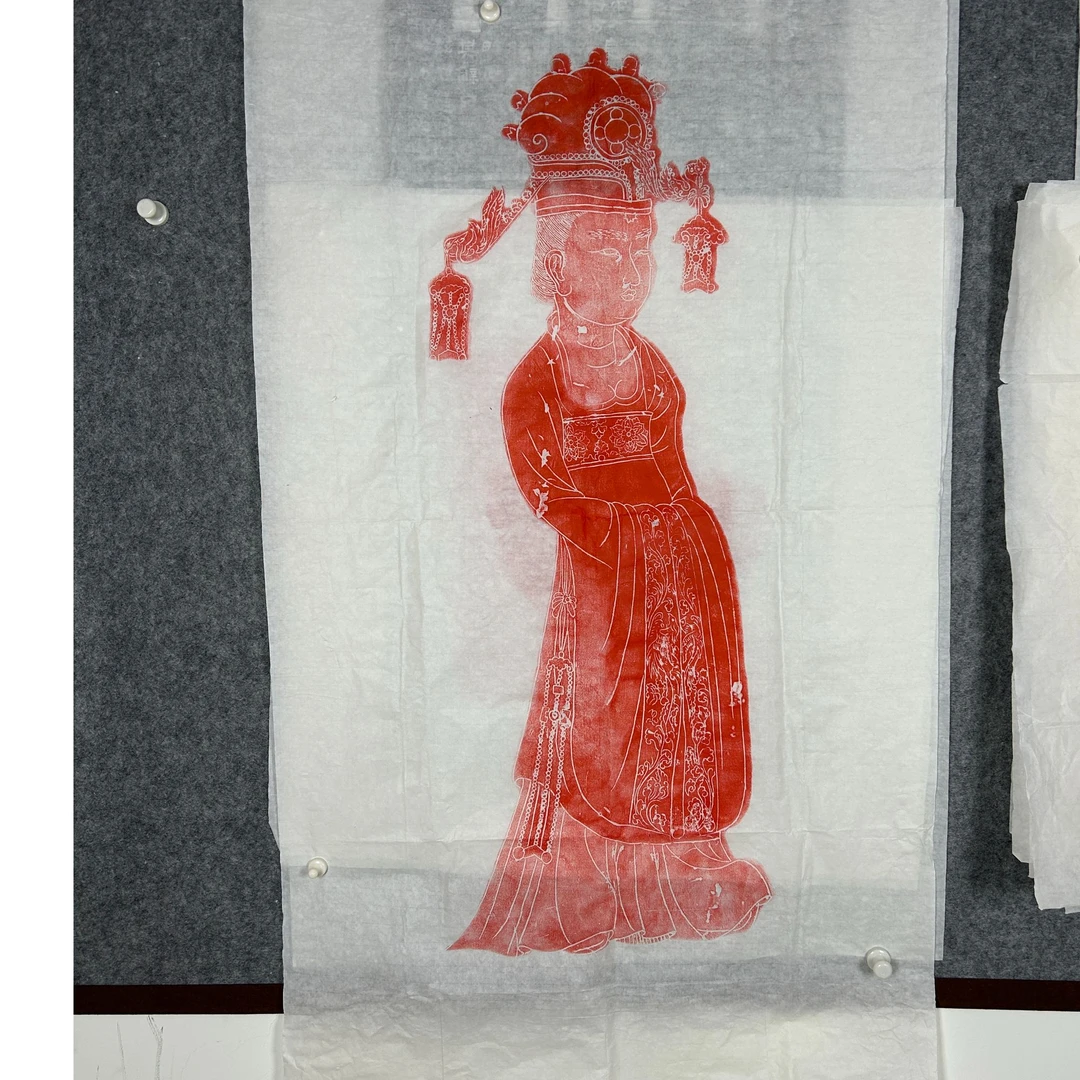 大唐仕女女官原碑原拓 拓片