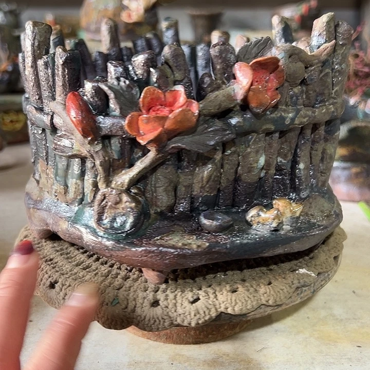 新店福利手工粗陶高温