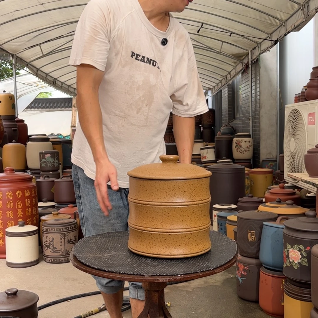茶叶罐紫砂8 饼茶叶罐