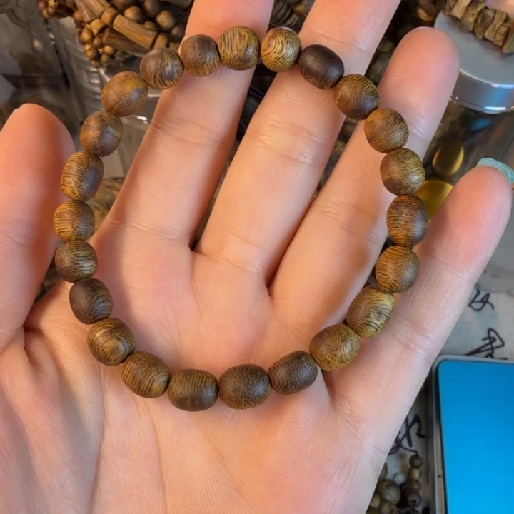 沉香碎屑沉香莺歌绿奇楠福利07留疤单圈