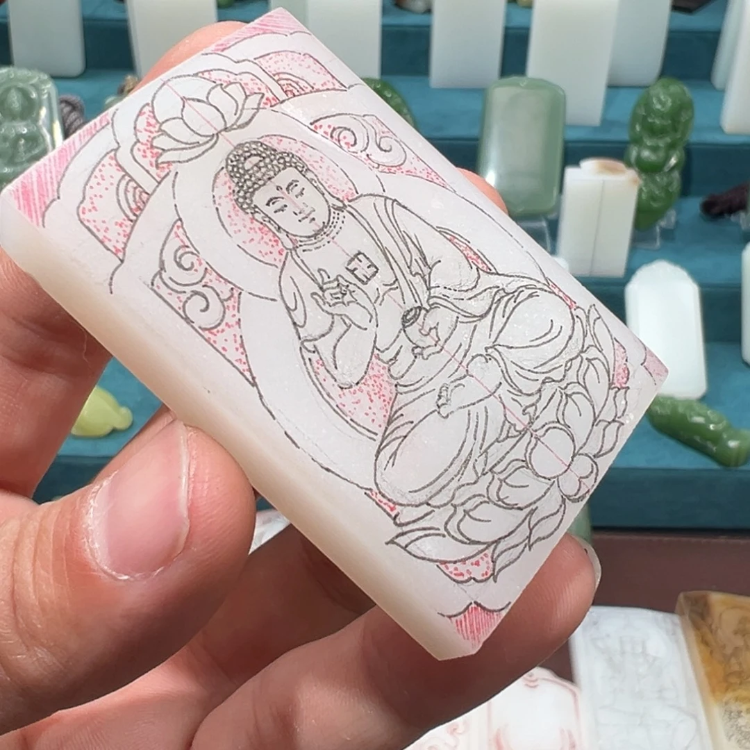 K***K定制和田玉未镶嵌和田玉