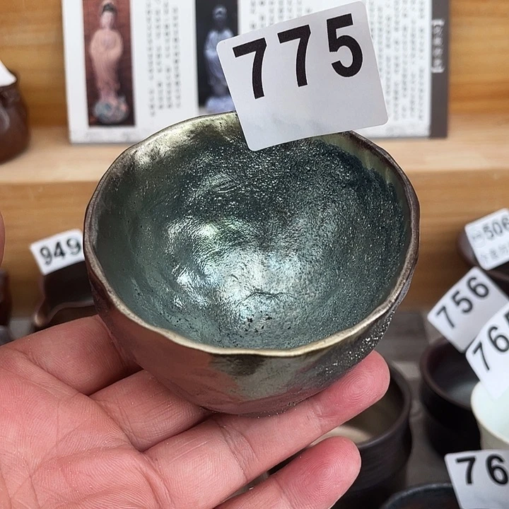 茶杯紫泥柴烧纯手工775